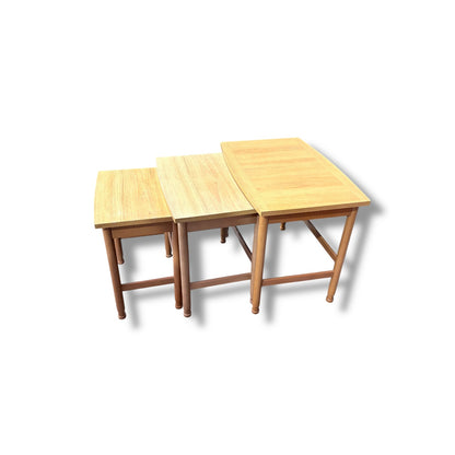 Vintage Schreiber Teak Nest of Tables – Mid Century British Furniture