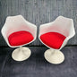 Vintage Space Age Pair of Rudi Bonzanini Tulip Chairs