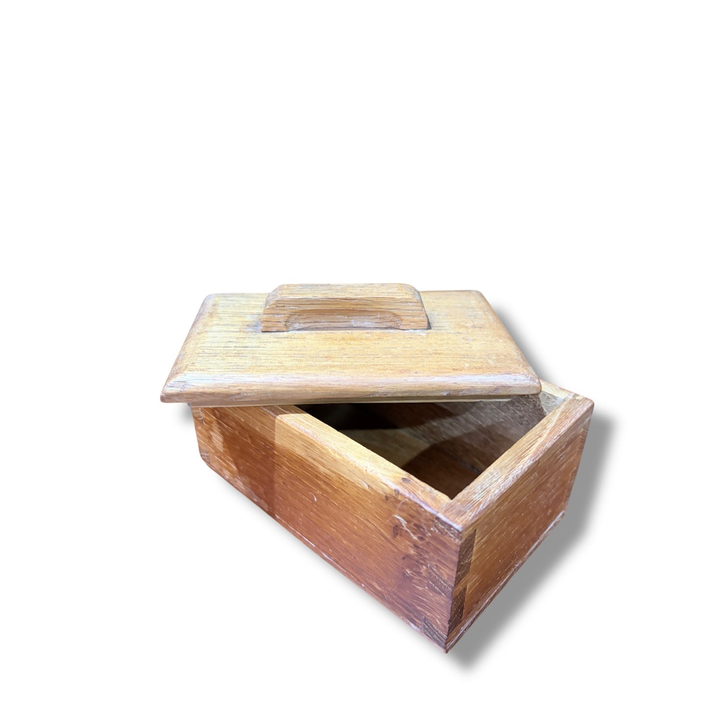 Oak Lidded Jewellery Box – Solid Wood Storage