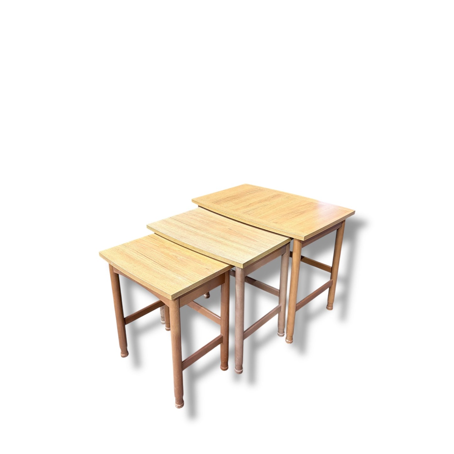 Vintage Schreiber Teak Nest of Tables – Mid Century British Furniture