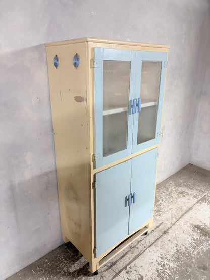 Vintage Painted Kitchenette Pantry Cabinet