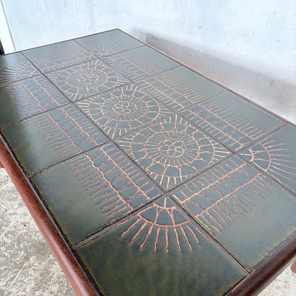 Rare Mid Century G Plan Teak & Ceramic Tile Coffee Table