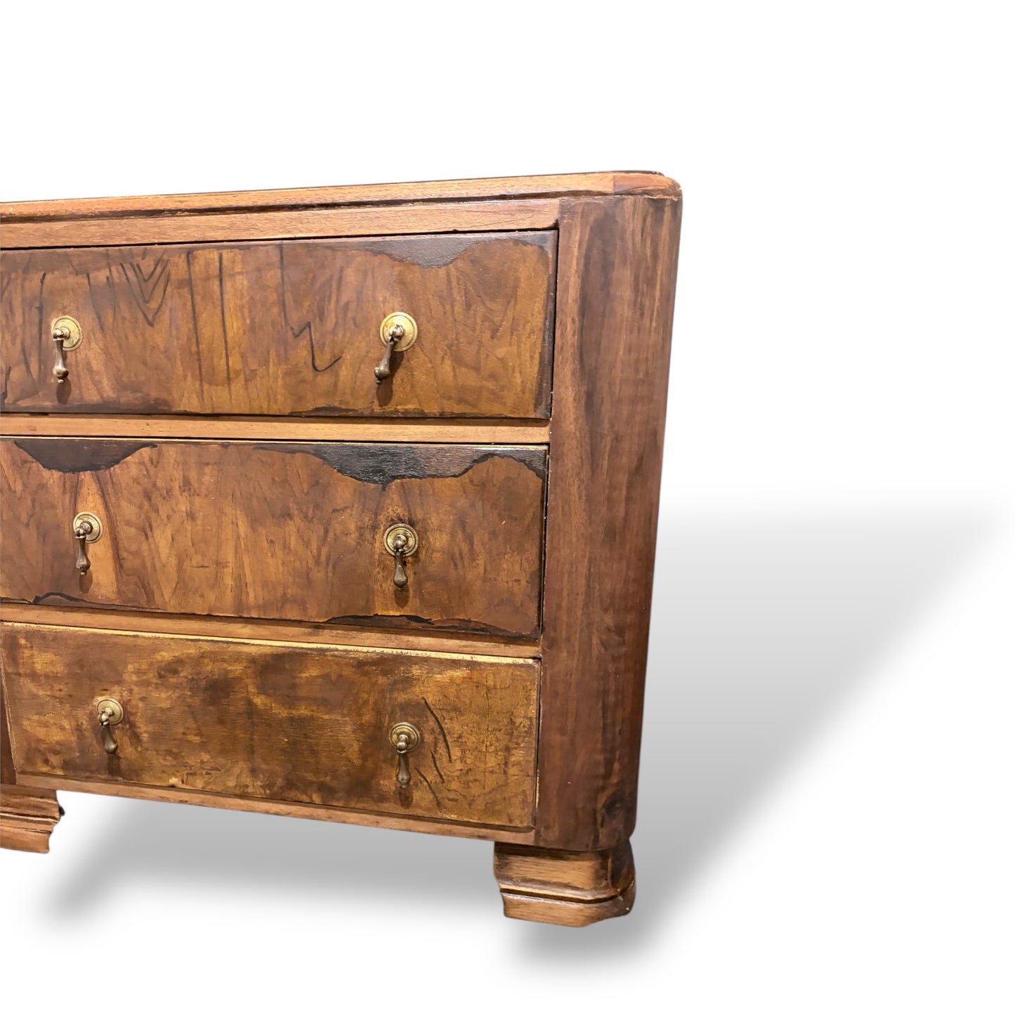 Art Deco CC41 Burr Walnut Chest of Drawers