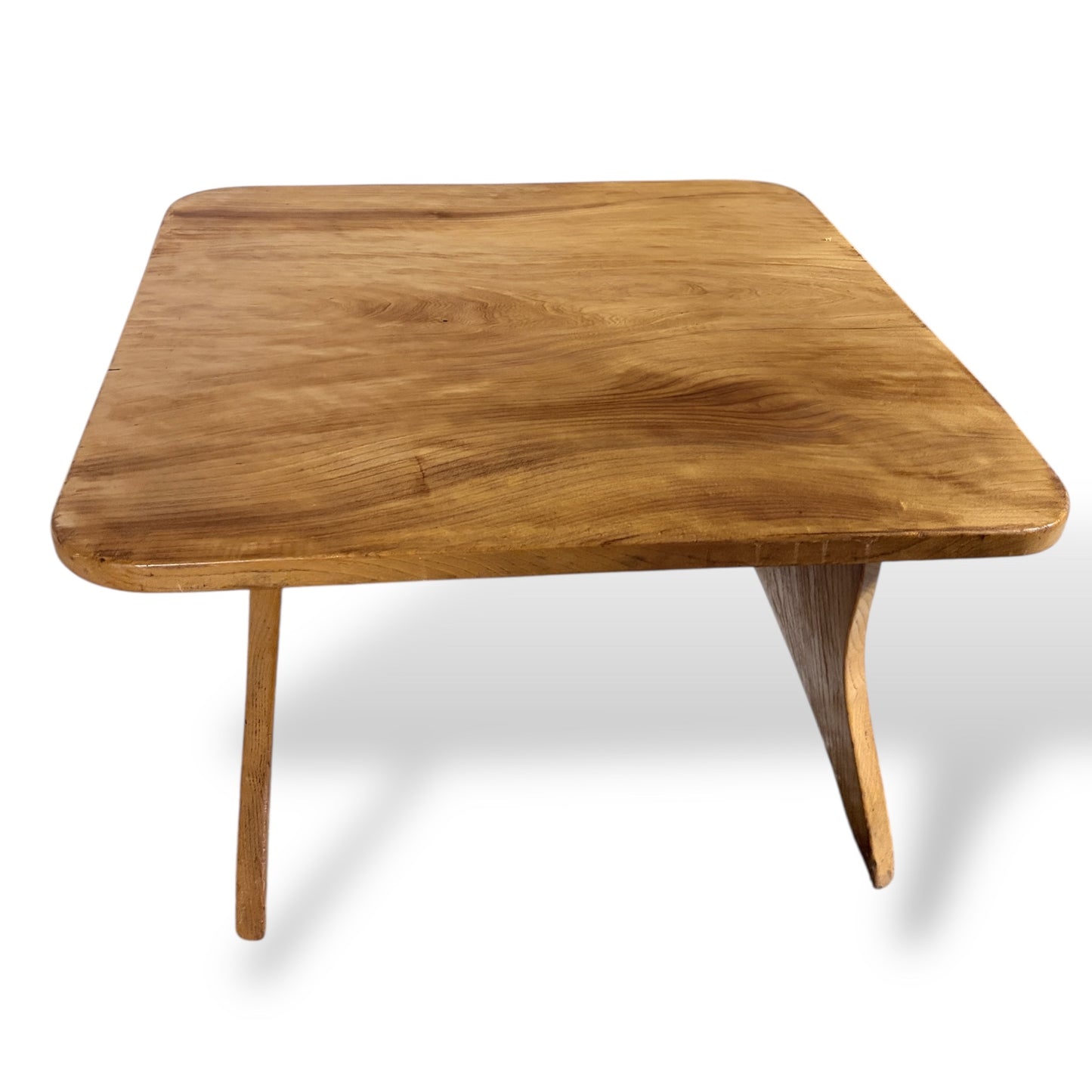 Vintage Solid Elm Arts & Crafts Coffee Table