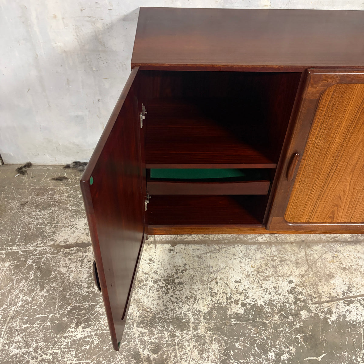Mid Century Danish Rosewood Compact Sideboard by Dyrlund