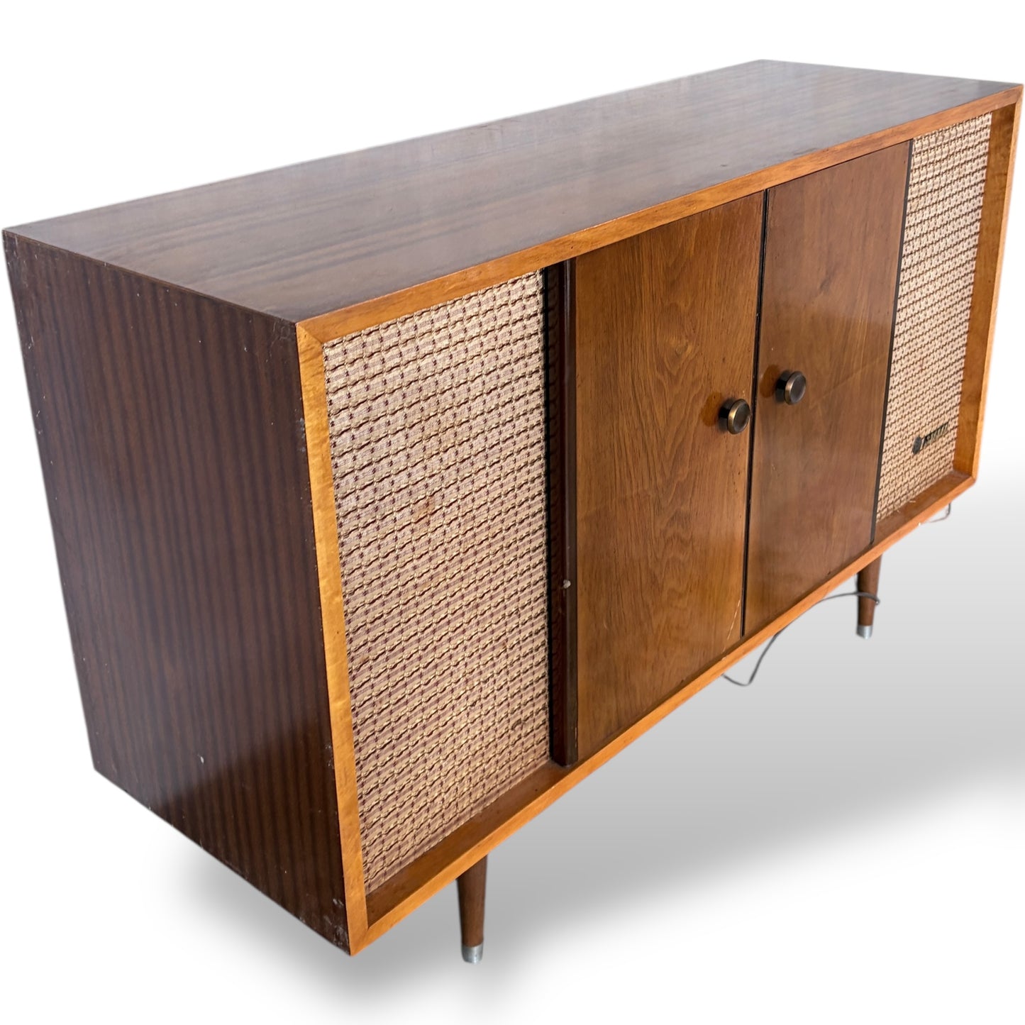 Pye Stereo Radiogram with Turntable – Mid-Century Teak Cabinet — view 8