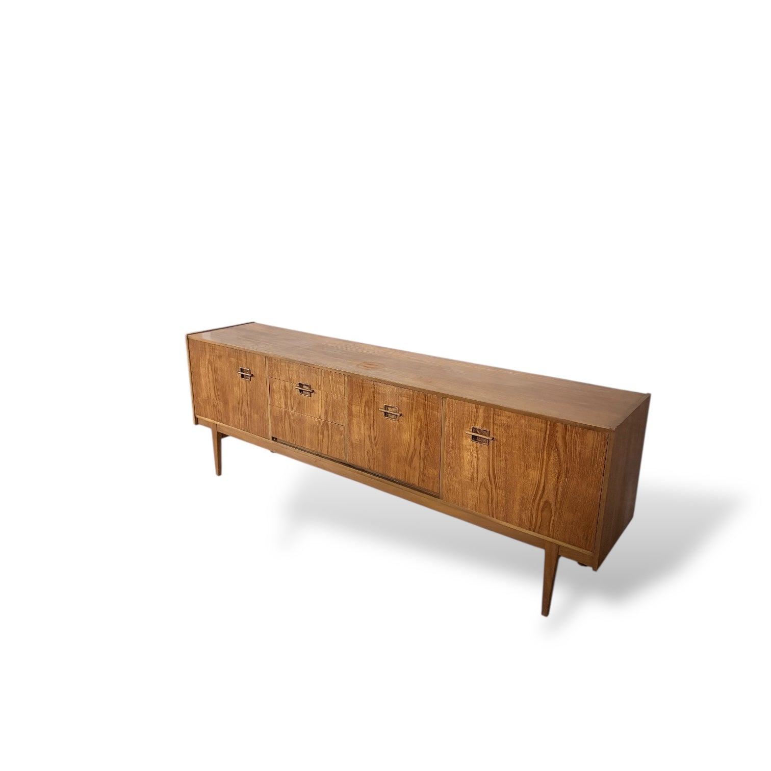 Mid-Century Modern Nathan Teak Sideboard – Extra Long 7ft Danish-Style Credenza — view 6