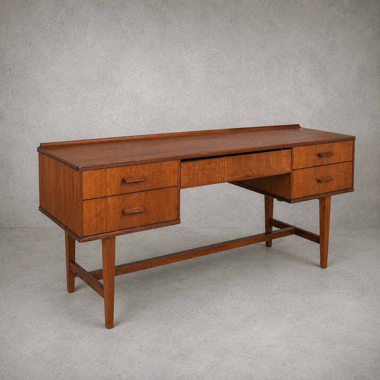 Mid Century Gimson & Slater Teak Desk / Dressing Table