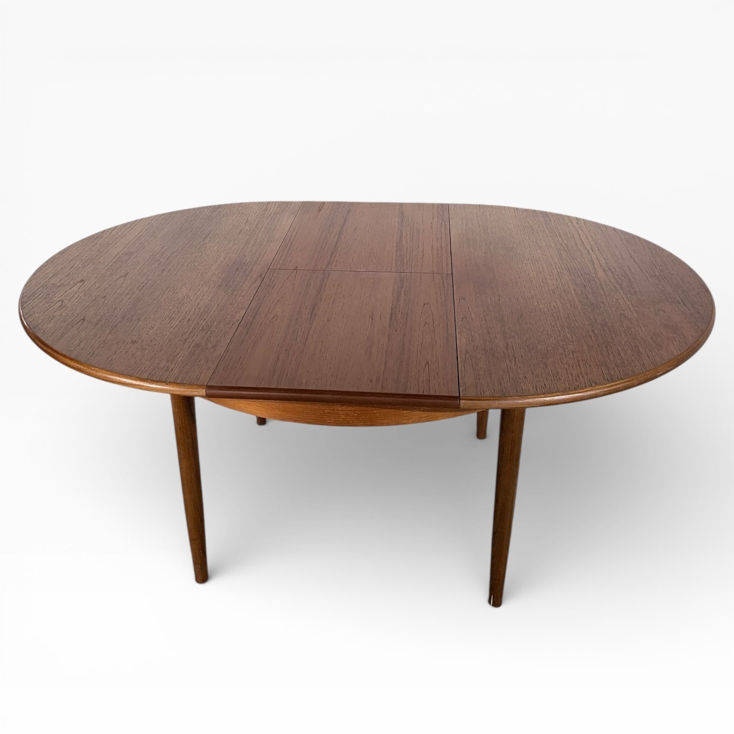 White & Newton Round Extending Dining Table – Mid-Century Vintage