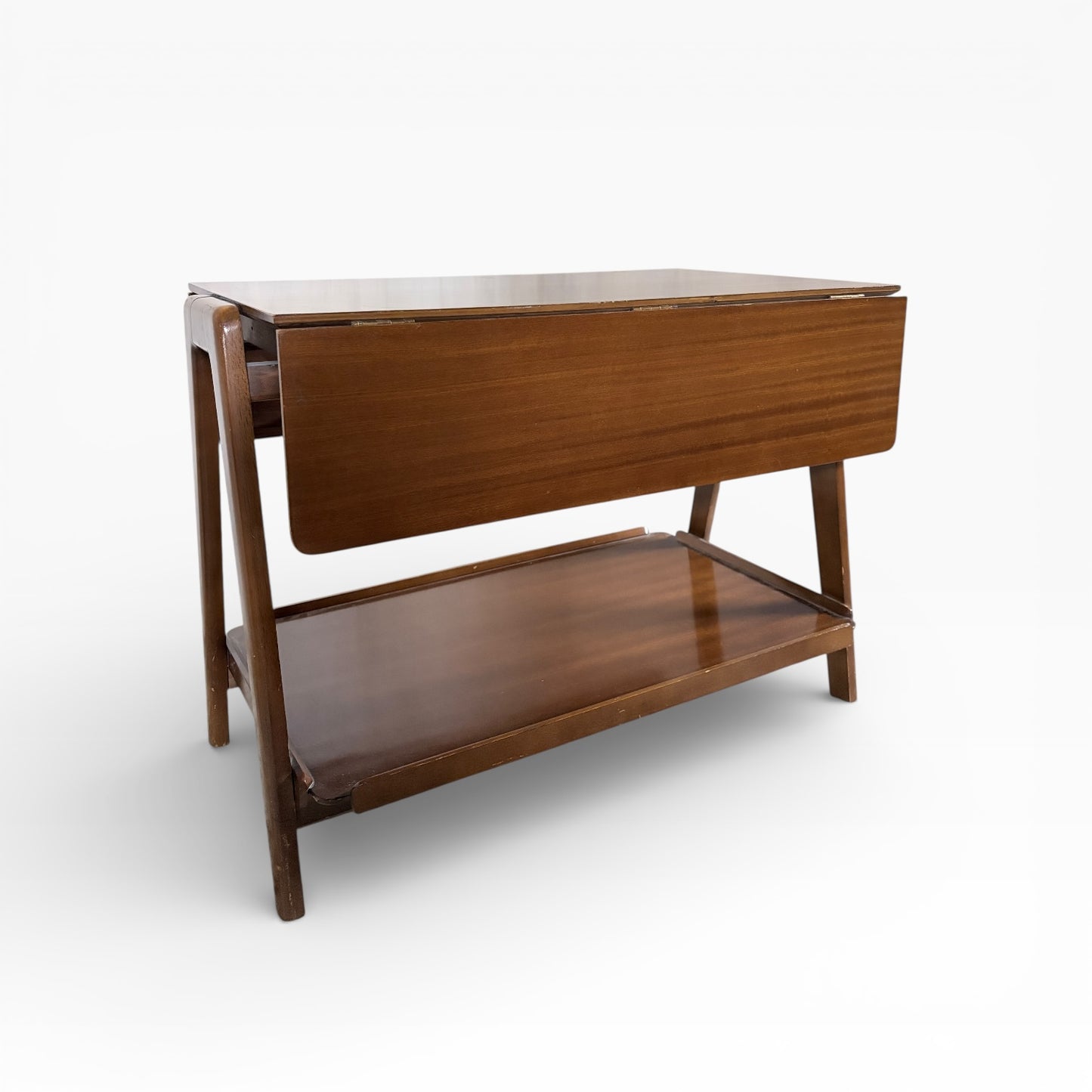 Mid-Century Walnut Drinks Trolley by Remploy