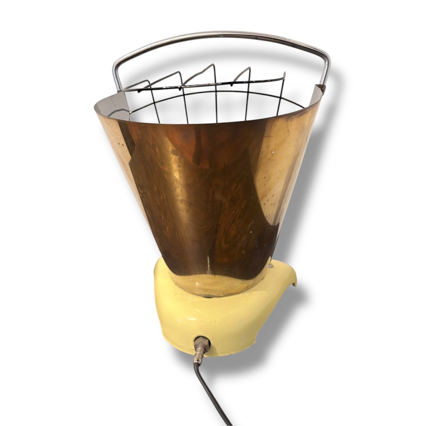 1950s Lloyd Metcalfe Butane Heater Upcycled Table / Floor Lamp – Art Deco