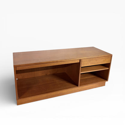 Mid-Century G Plan Teak Media Unit / TV Stand with Open Shelving — view 2