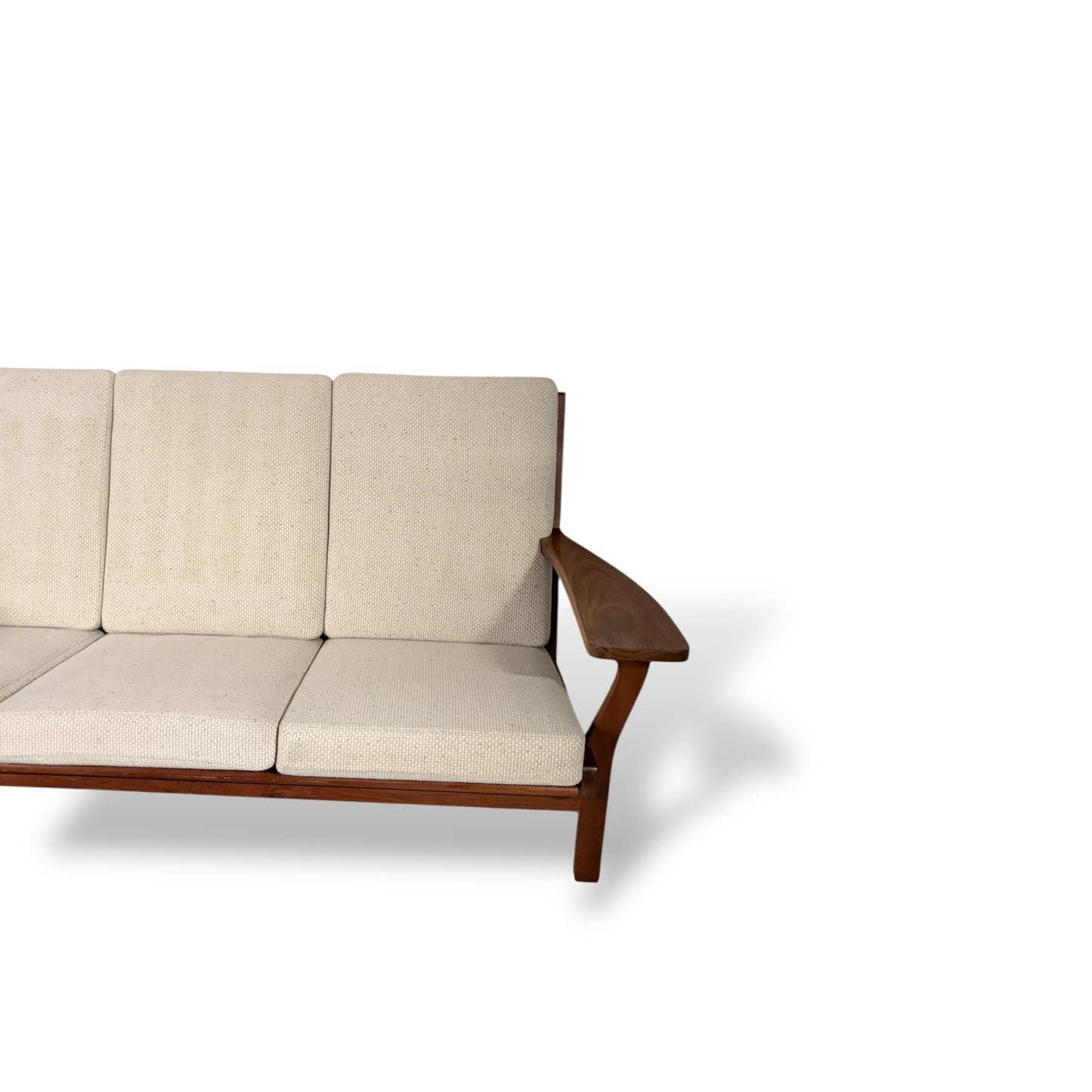 Three-Seater Sofa by Hans Wegner – Danish Mid-Century Vintage Teak