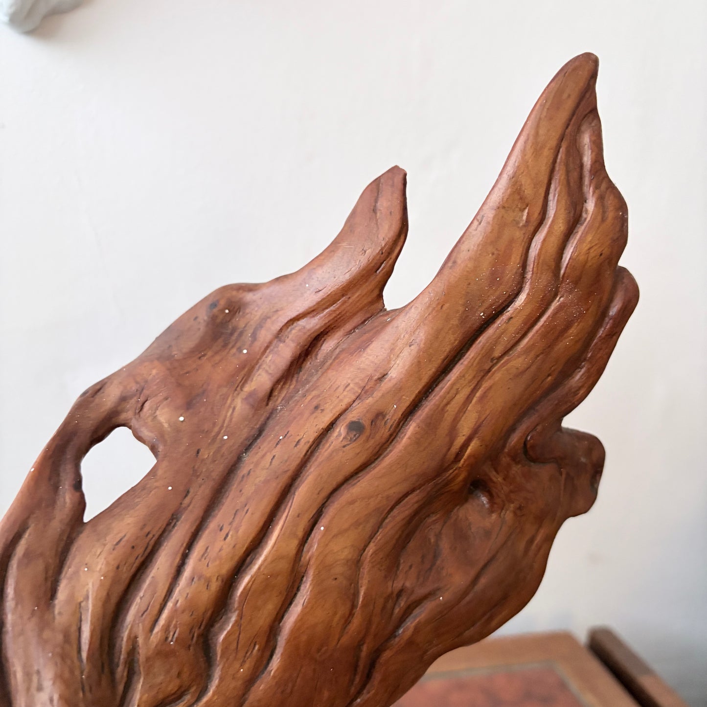 Vintage 1970s Canadian Root Wood Abstract Sculpture