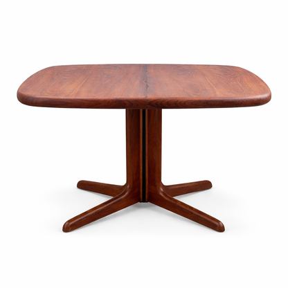 Danish Mid-Century Square Teak Dining Table by Skovby