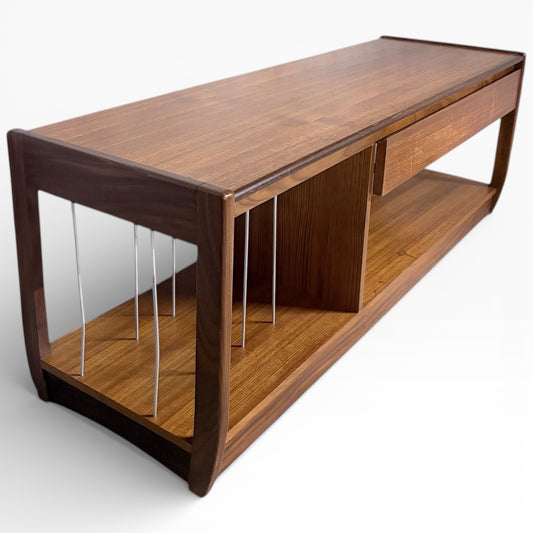 Vintage G Plan Media Unit - Mid Century Sideboard With Teak TV Stand Features