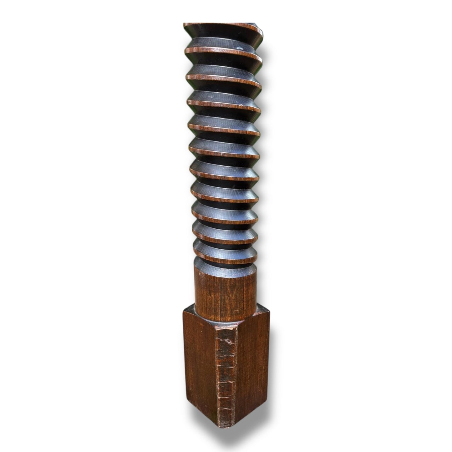 French Vintage Wine Press Pedestal Table / Display Stand