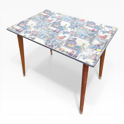 Mid-Century Fruit Formica Kitchen Table