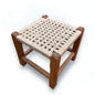 Vintage 1960s Rattan Footstool