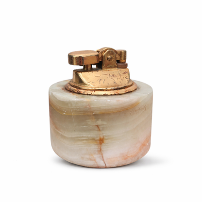 Vintage Italian Art Deco Onyx Marble Table Lighter