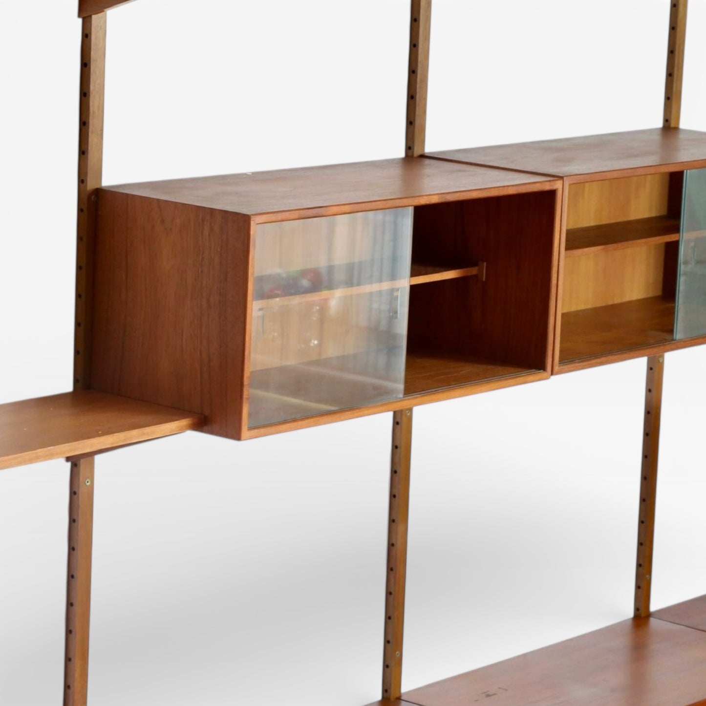 Danish Mid-Century Ladderax Wall Unit by Rud Thygesen & Johnny Sørensen for Hansen & Guldborg, 1960s