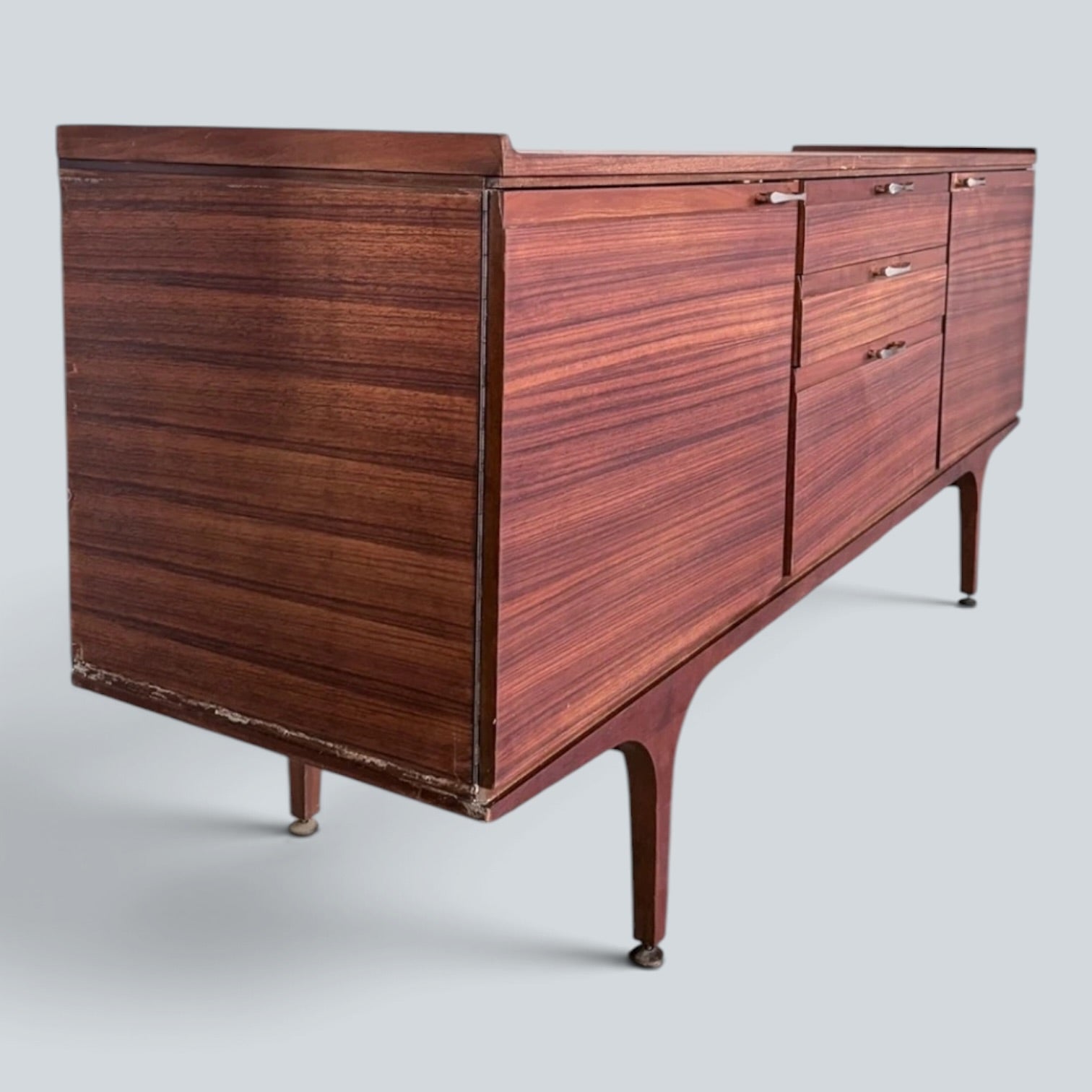 Vintage Meredew Teak Sideboard Mid Century British Credenza