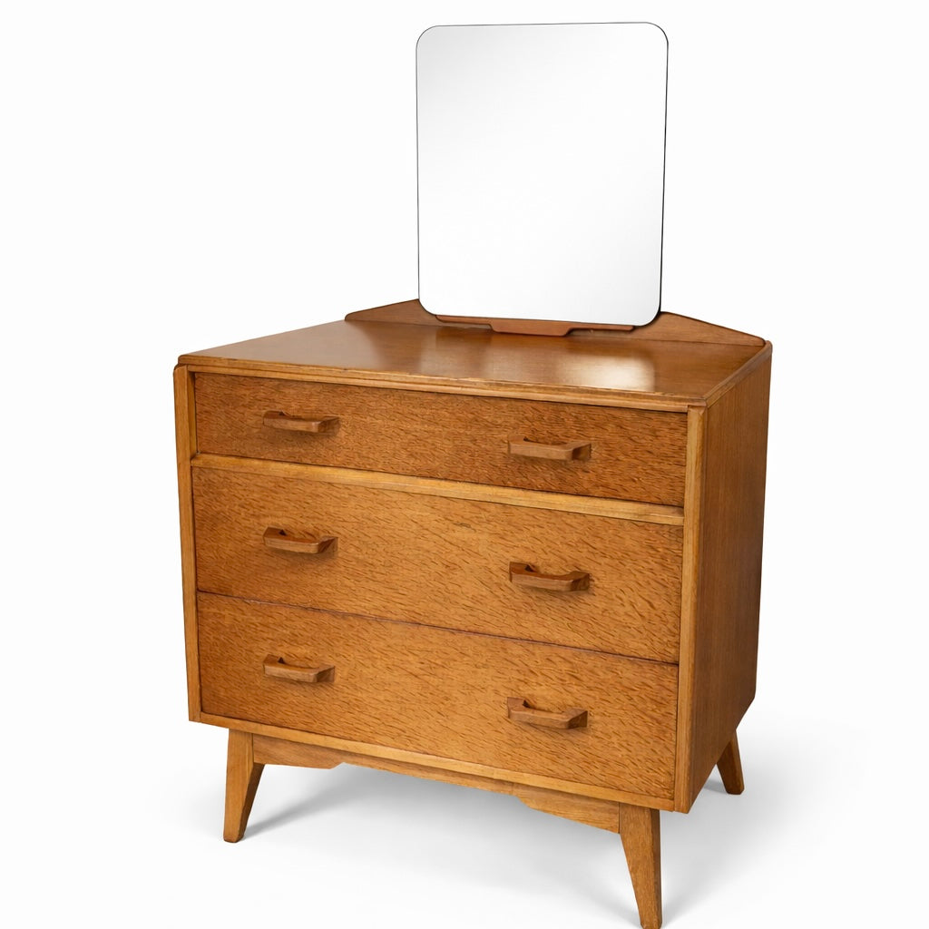 Mid Century G Plan Oak Brandon Dressing Table with Mirror
