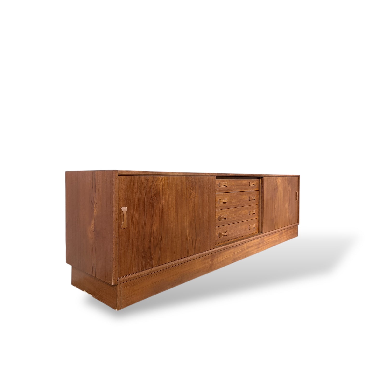 Clausen & Son Danish Teak Sideboard — Mid-Century Modern, Long Low Storage — view 4