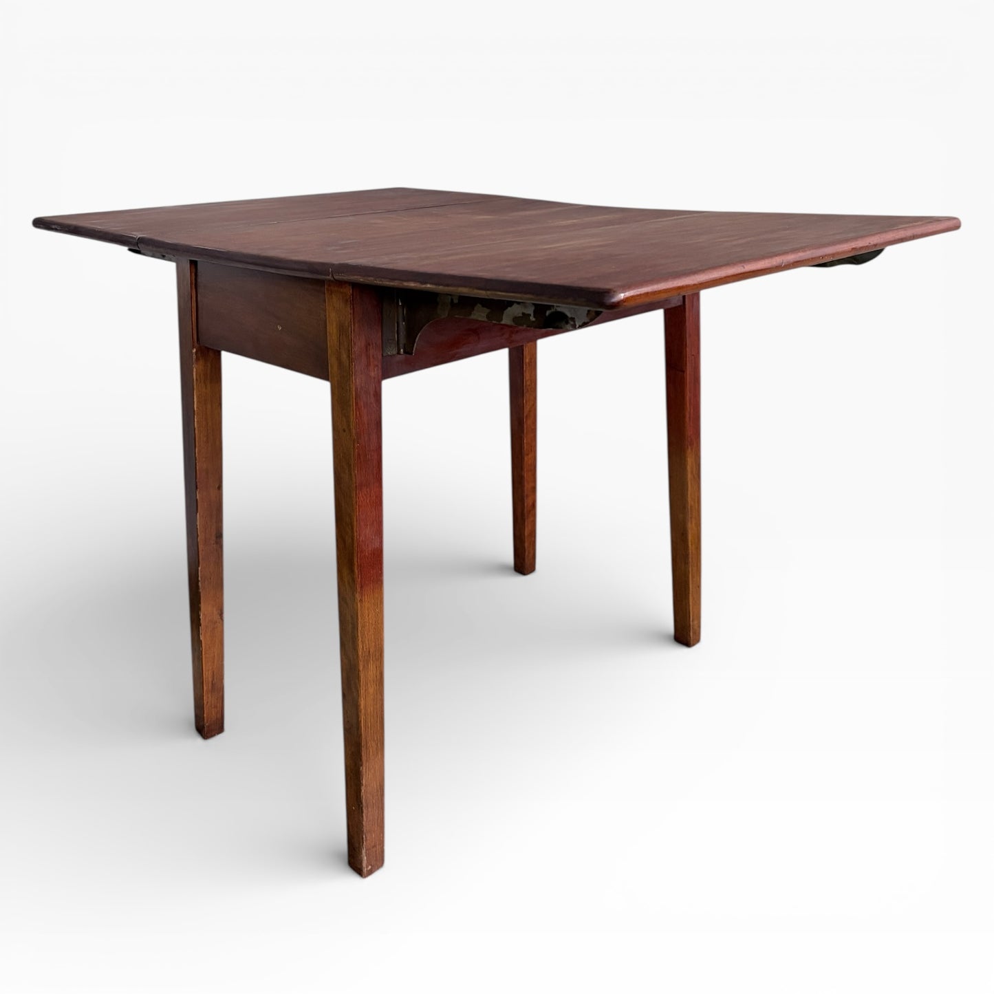 Victorian Mahogany Drop Leaf Dining Table — view 10