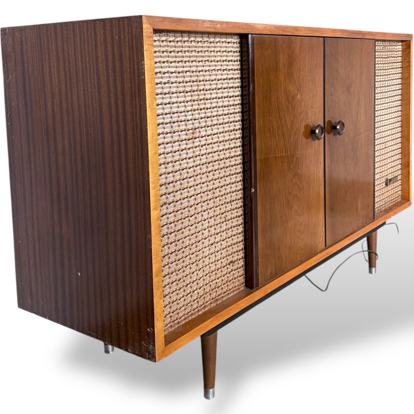 Pye Stereo Radiogram with Turntable – Mid-Century Teak Cabinet — view 7