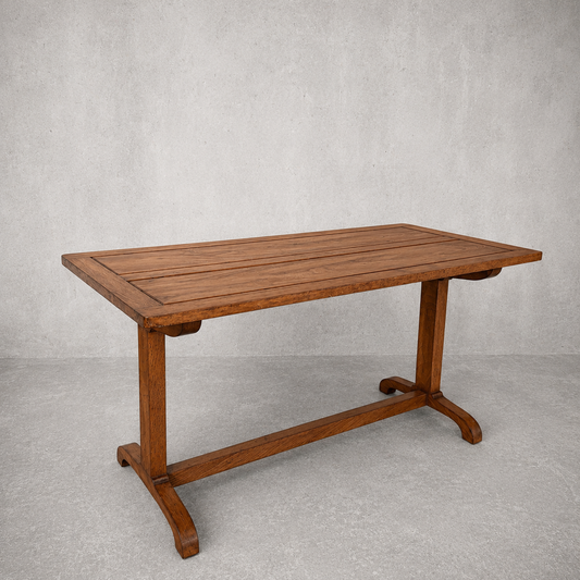 Art Deco Tiger Oak Coffee Table Attributed to Heals
