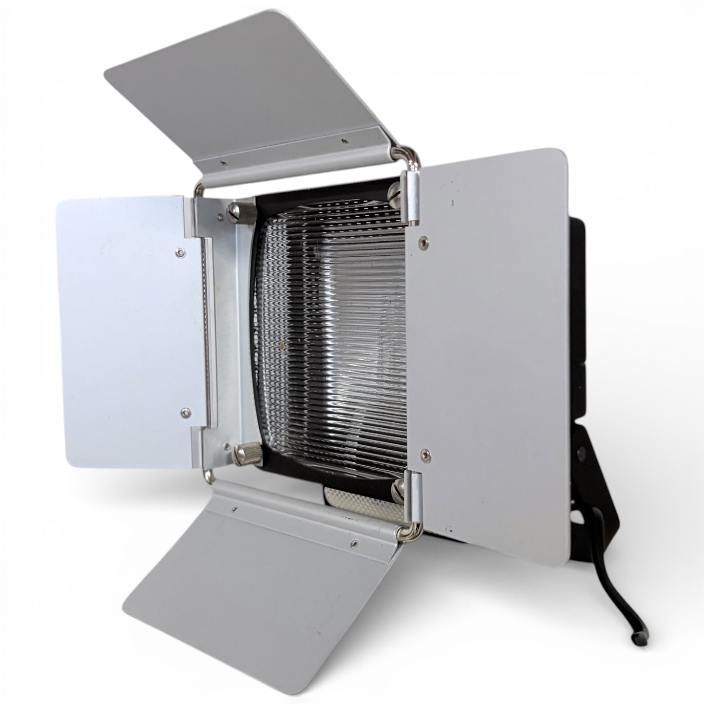 Vintage Studio Lamp – Prinzflex Adjustable Metal Lamp with Ribbed Glass Lens