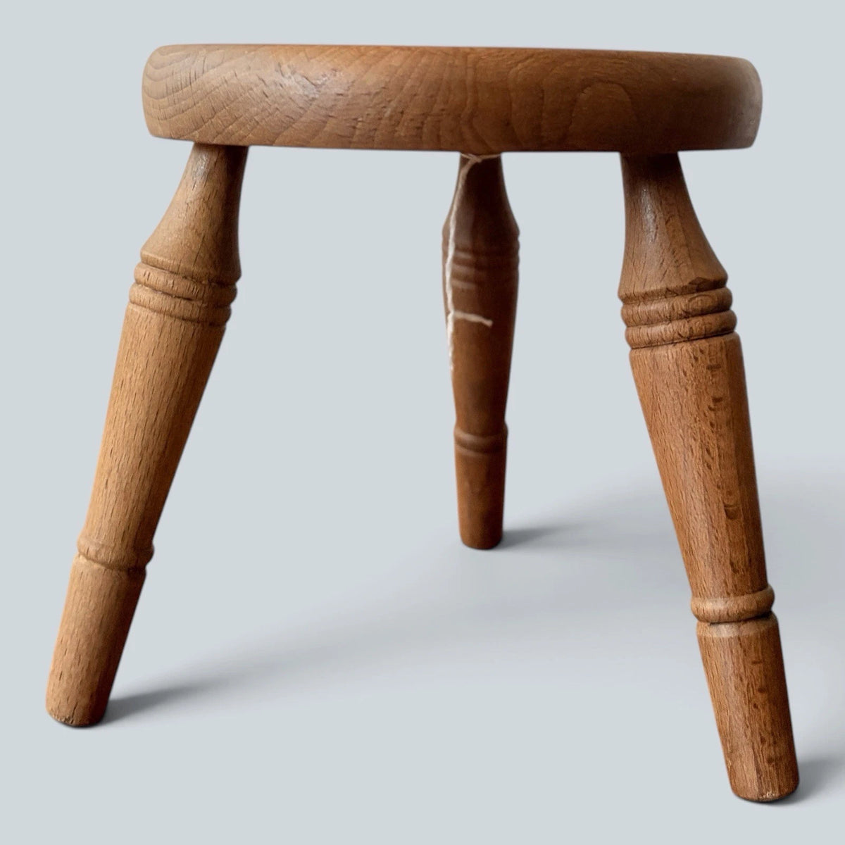 Handmade solid elm plant stand – view 2