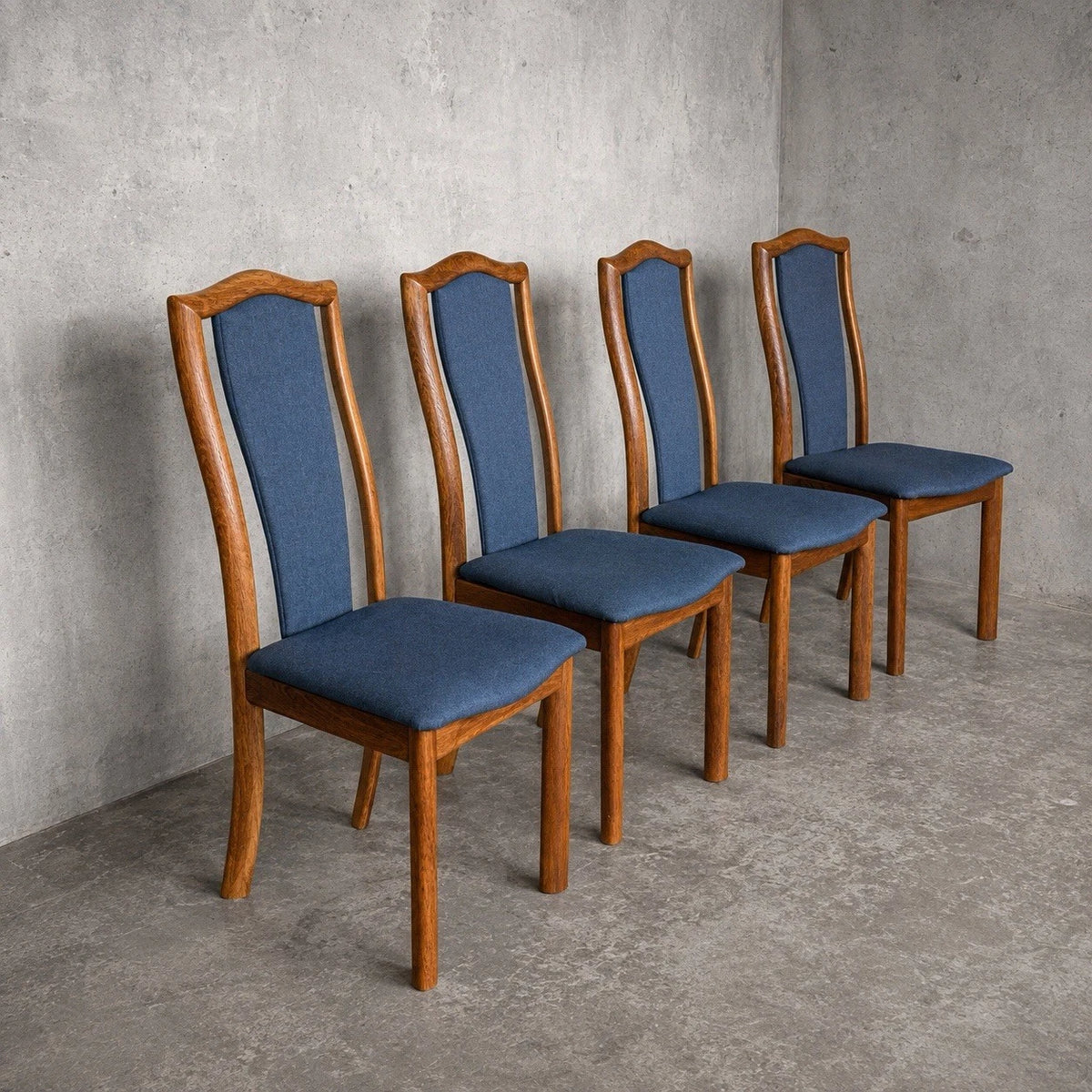 Skovby Danish teak and oak dining chairs – view 1