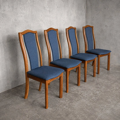 Skovby Danish teak and oak dining chairs – view 1