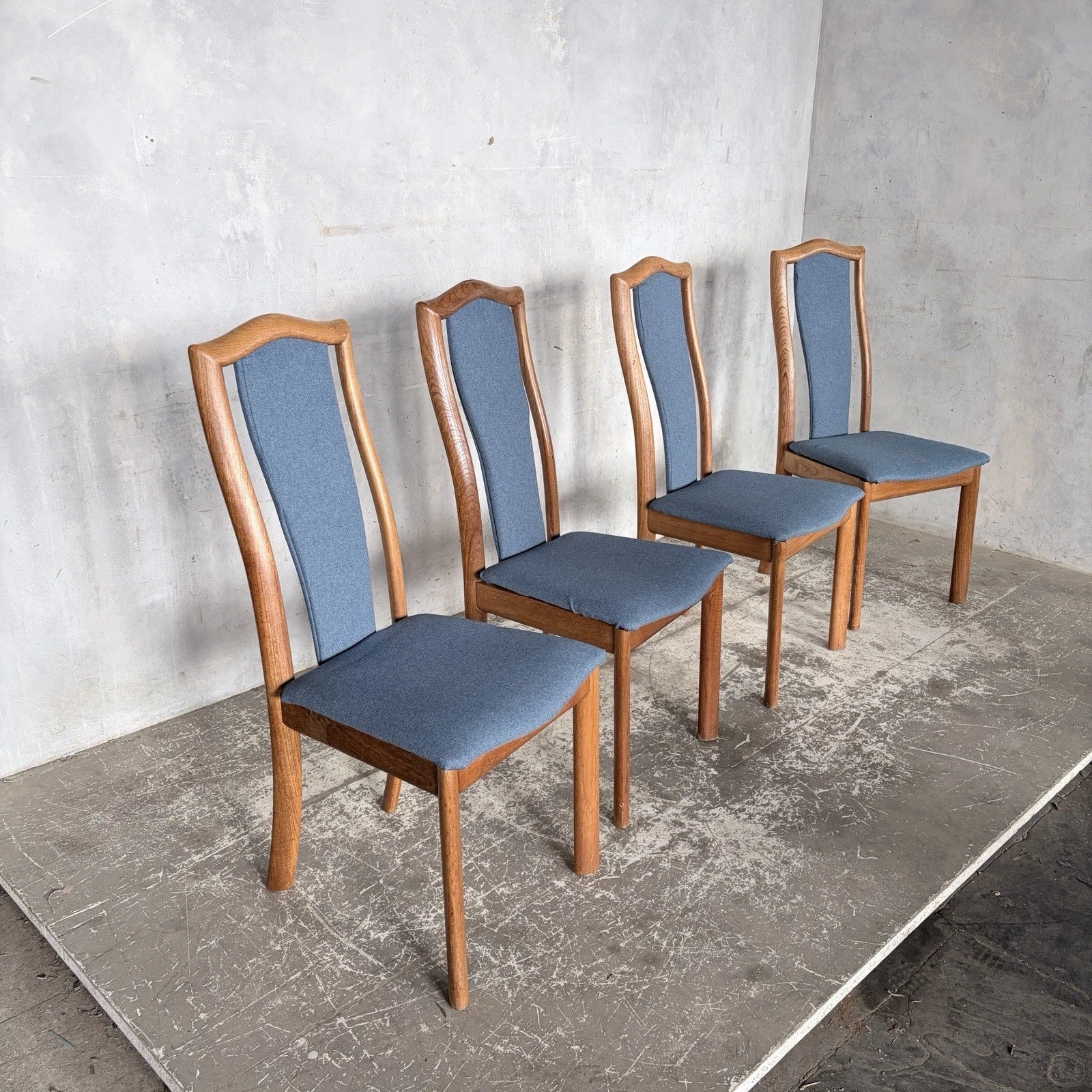Skovby Danish teak and oak dining chairs – view 2