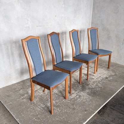 Skovby Danish teak and oak dining chairs – view 2