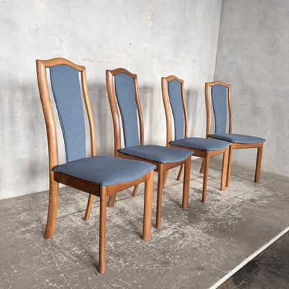 Skovby Danish teak and oak dining chairs – view 3