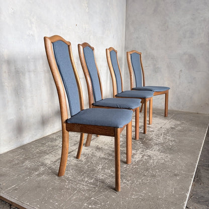 Skovby Danish teak and oak dining chairs – view 4