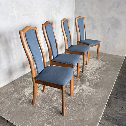 Skovby Danish teak and oak dining chairs – view 5