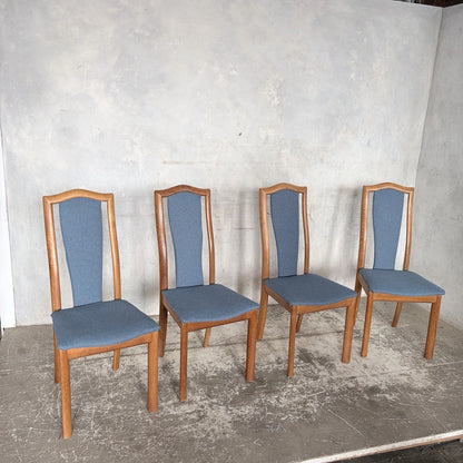 Skovby Danish teak and oak dining chairs – view 6