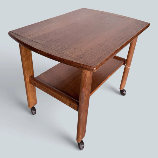 Brdr. Furbo Danish teak drinks trolley – view 1