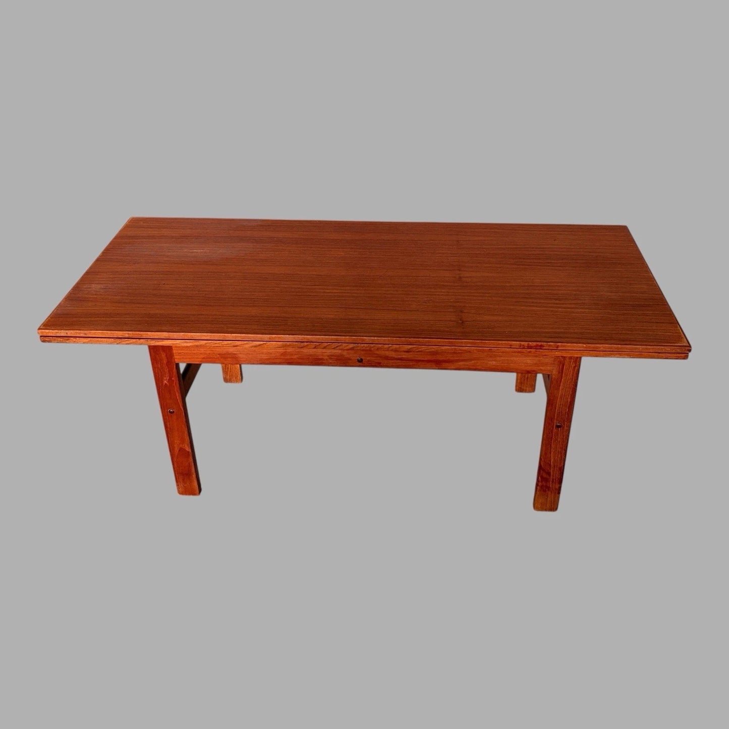 Mid-Century Danish Metamorphic Teak Elevator Dining Table - view 2