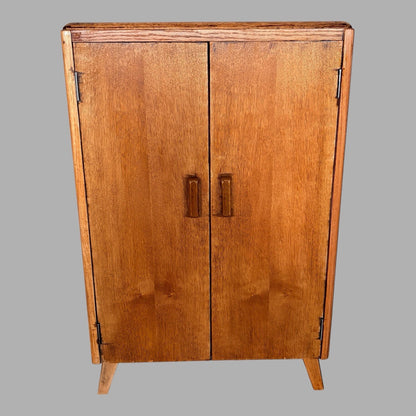 Arts & Crafts Tiger Oak Record Storage Cabinet - view 3