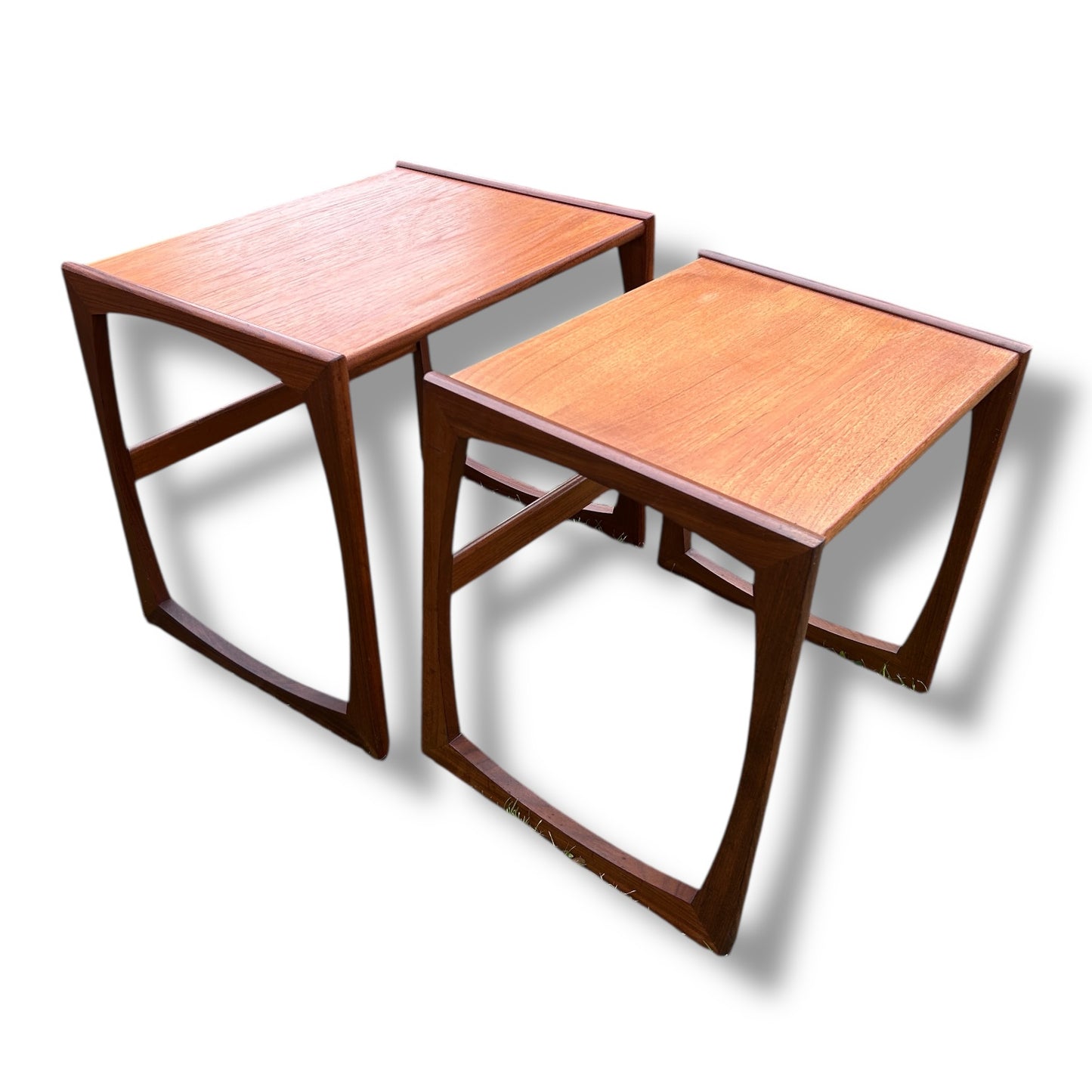 Mid Century Teak Wood G Plan Quadrille Nest of Tables