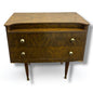Mid Century Formica Chest of Drawers Bedside Table