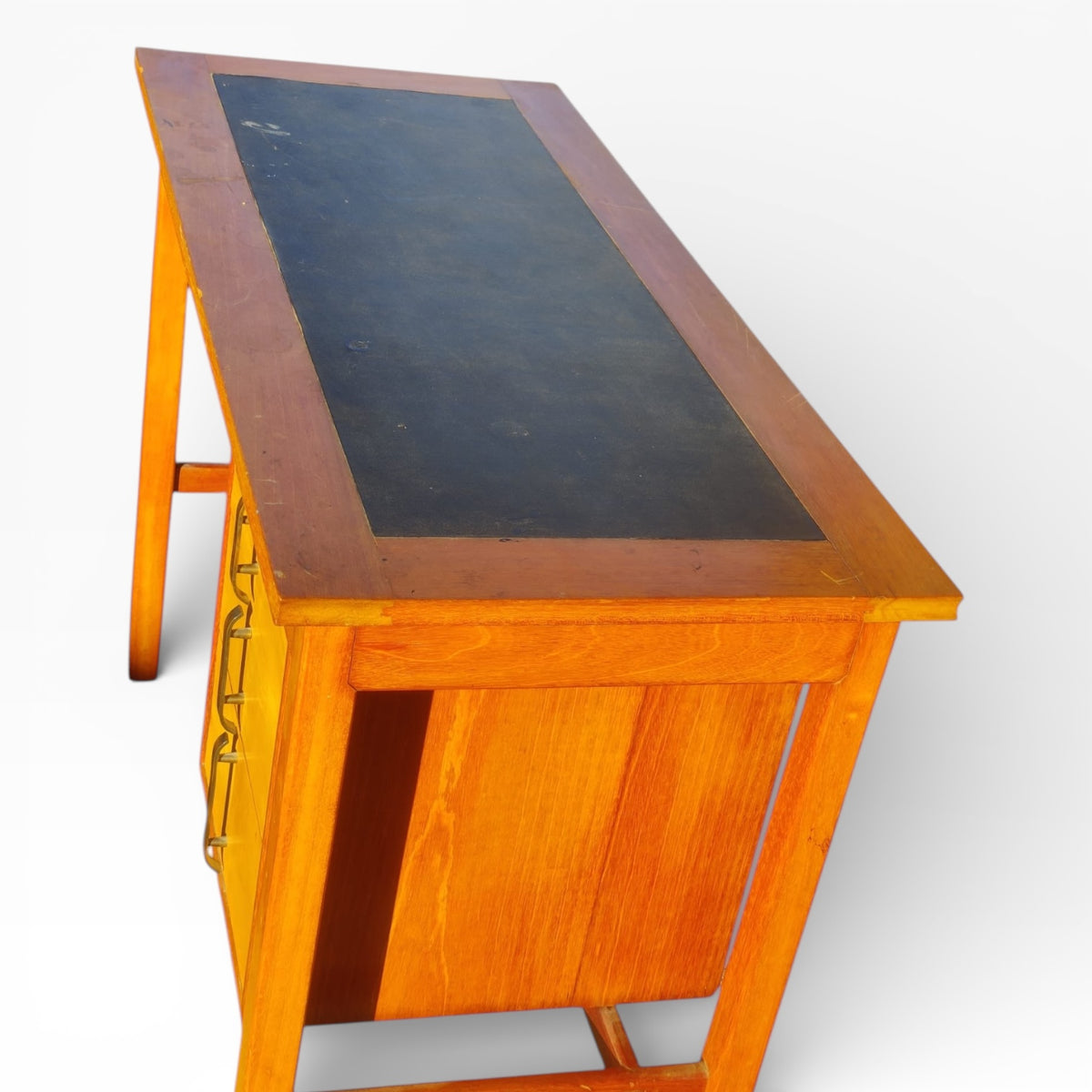 Mid Century Writing Desk – Solid Wood British Desk with Drawers | Gordon Russell