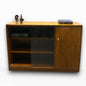 Vintage 1940s CC41 Wood Bookcase Cabinet