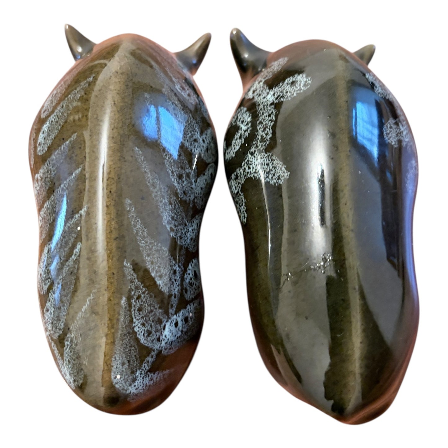 Elizabeth Skipworth Studio Pottery Bulls – Pair Vintage Lotus Pottery Animal Figures