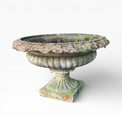 Large Regency Period Cast Iron Tazza Garden Urn c.1820 – Provenance to The White Swan, Harrogate — view 8
